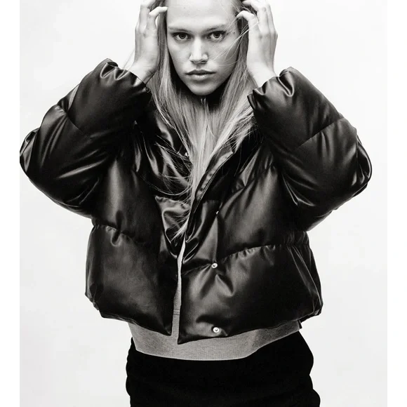 Zara | Jackets & Coats | Zara Water And Wind Protection Faux